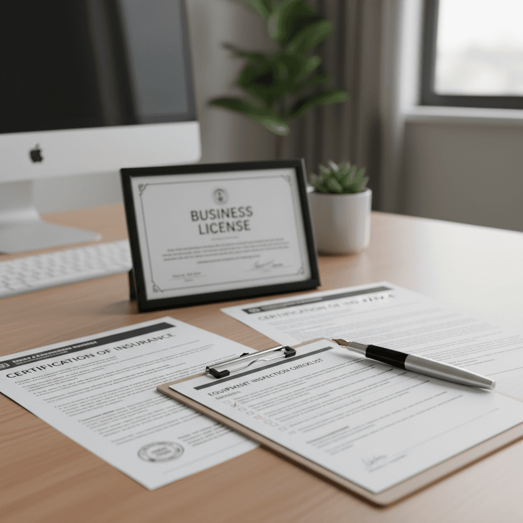 Compliance documentation and certification records